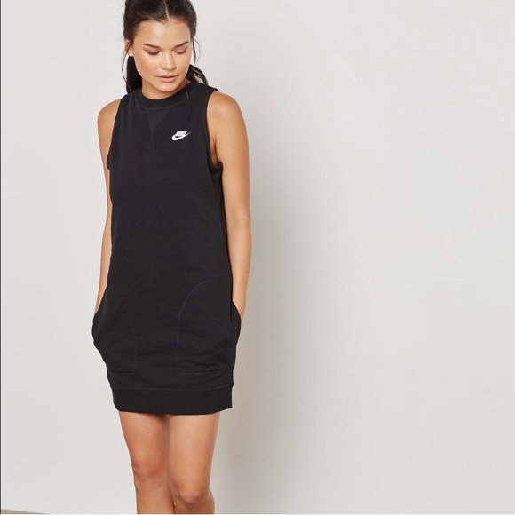 Nike Dresses | Nike Black Sleeveless Sportswear Gym Dress Black | Poshmark
